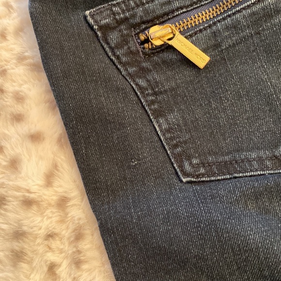 Michael Kors jeans, size 2 (stretchy) dark bleu, gold - Picture 6 of 7